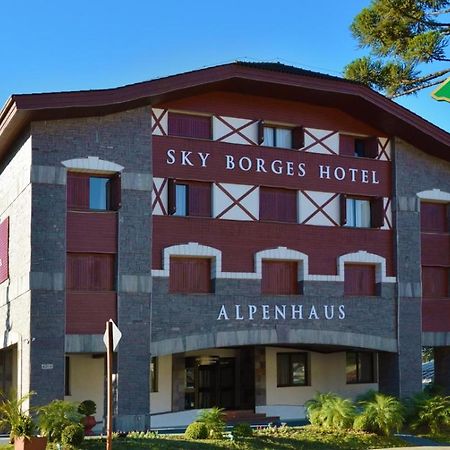 Sky Borges Hotel Alpenhaus - Gramado Bagian luar foto