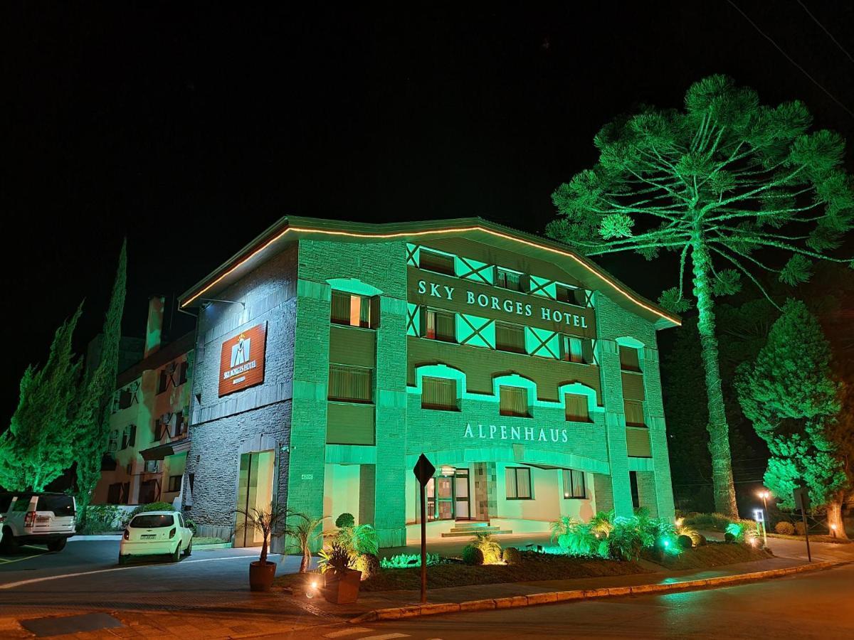 Sky Borges Hotel Alpenhaus - Gramado Bagian luar foto
